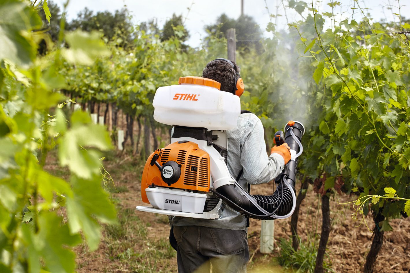 stihl sr 450 sprayer mist blower 2